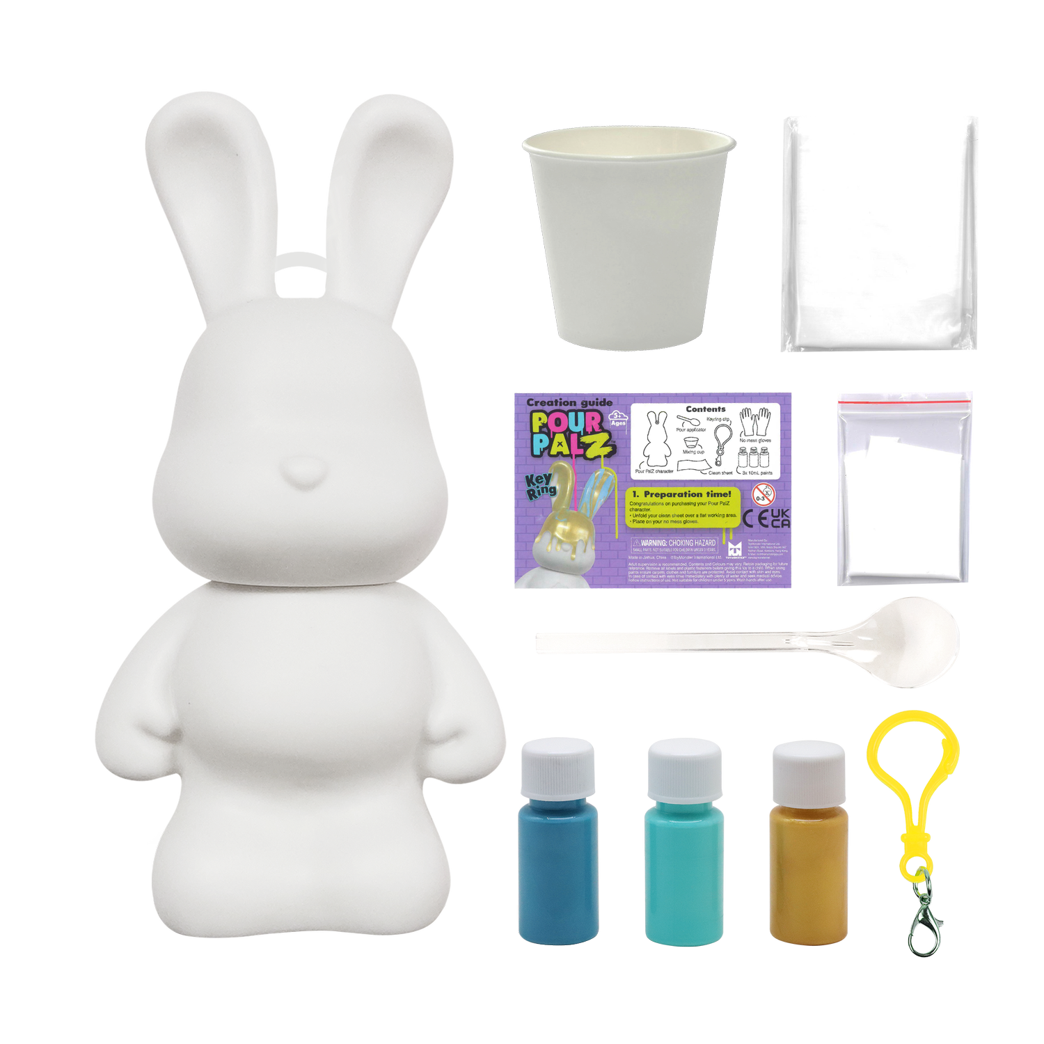 Pour PalZ Mini Bunny Keyrings — TOYMONSTER